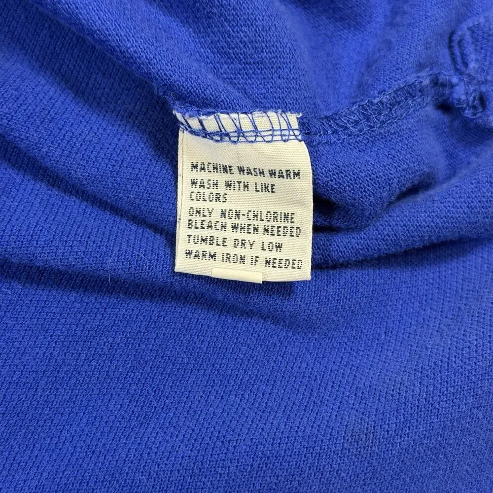 Vintage Polo by Ralph Lauren Shirt Royal Blue Men's XL Orange Pony Knicks Cotton